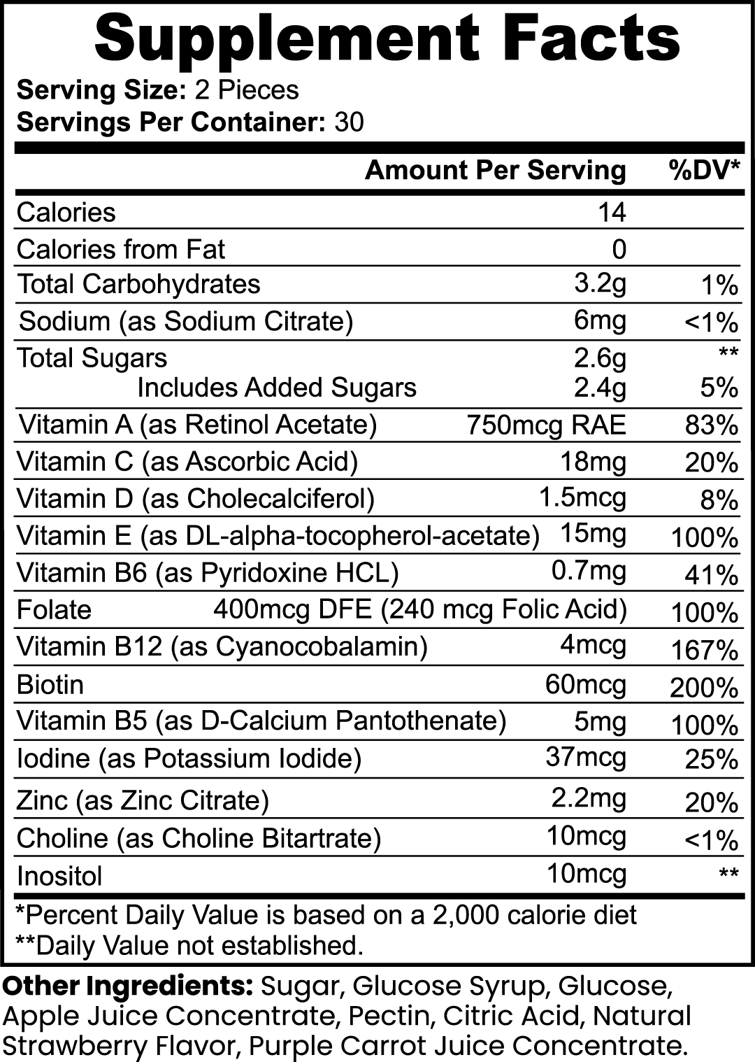 Multivitamin Bear Gummies + Healthy Skin Support